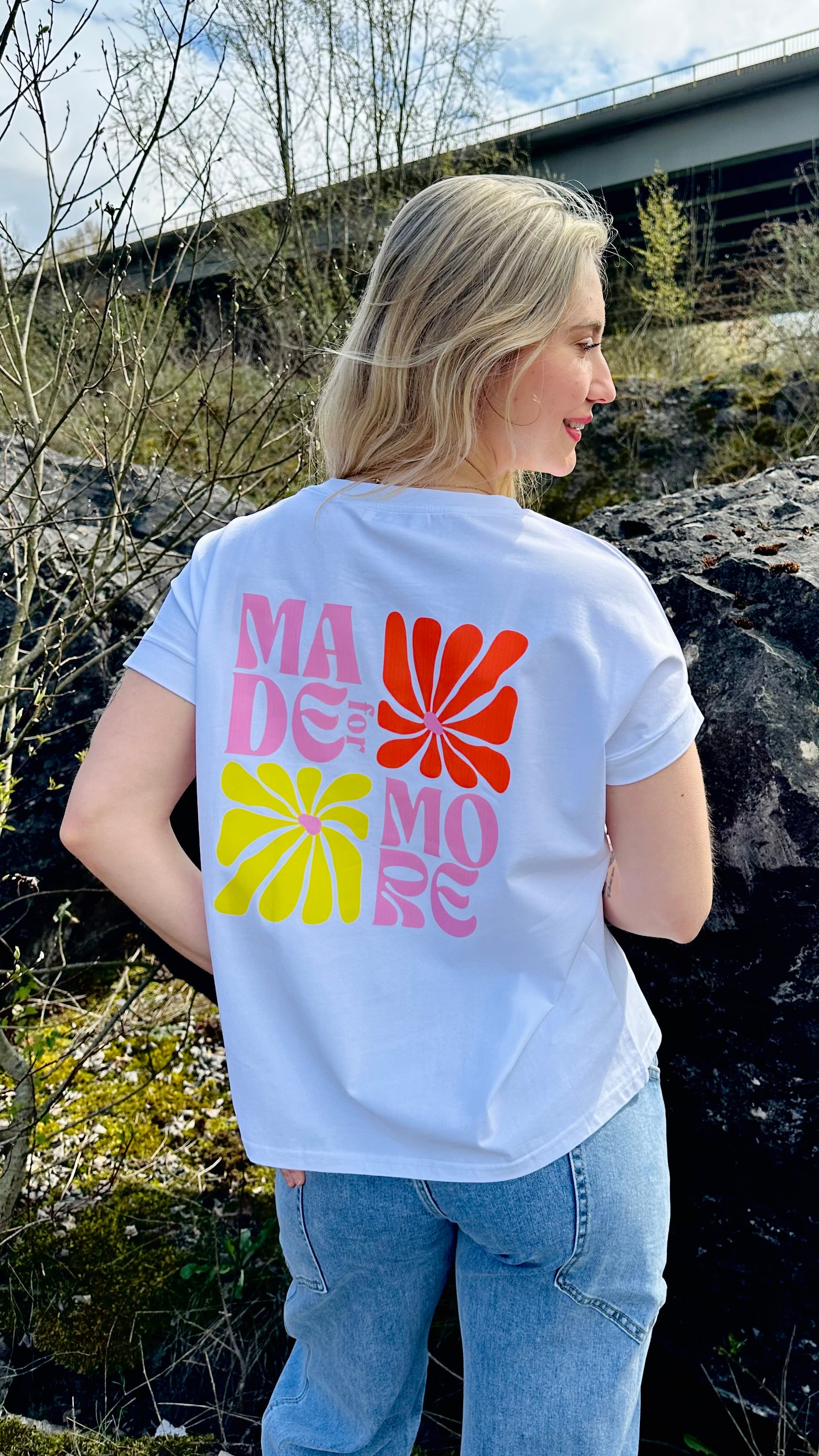 T-shirts femme oversize imprimés – plusieurs modèles – Boutique RENA Belgique