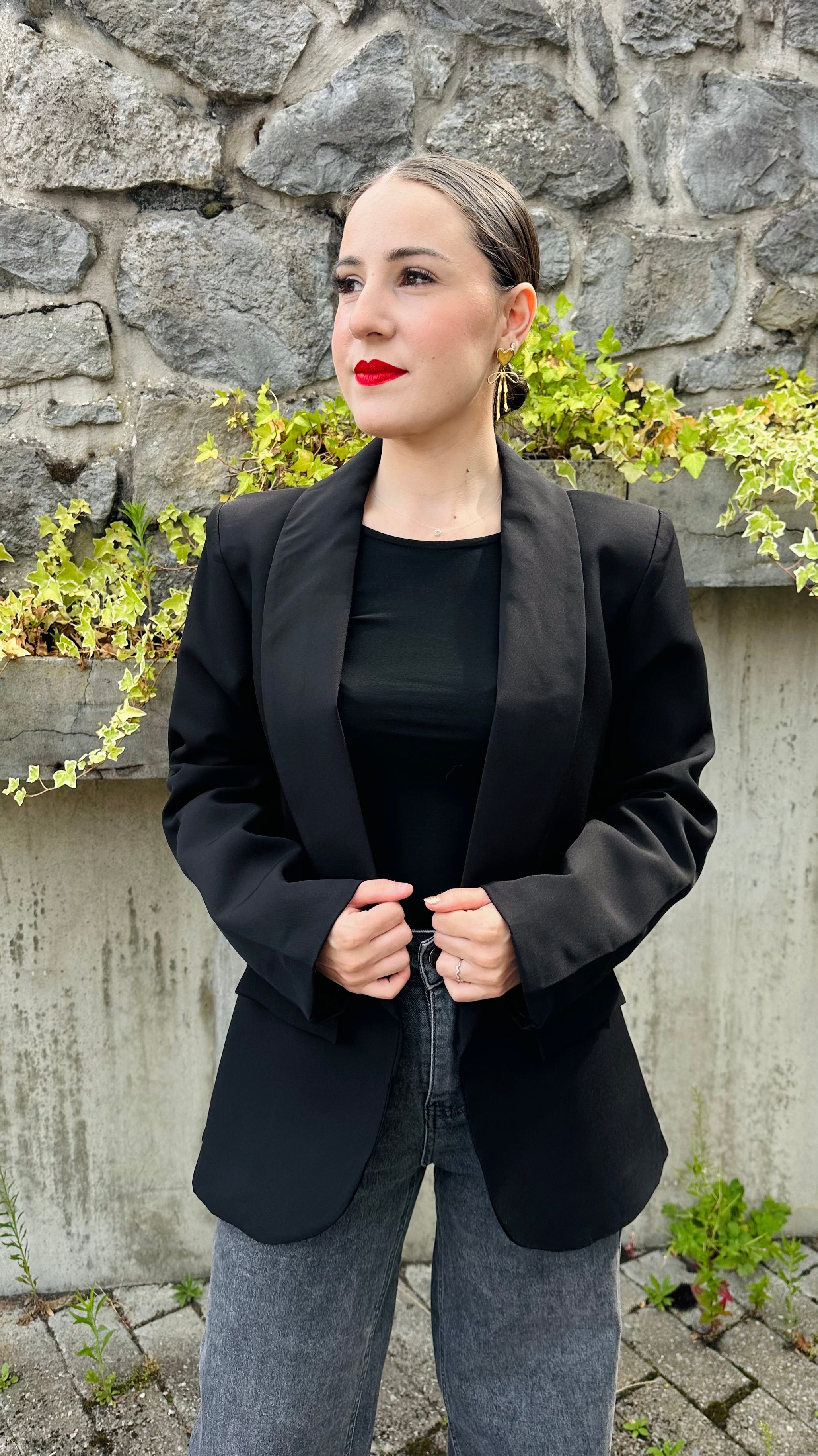 Blazer longues manches