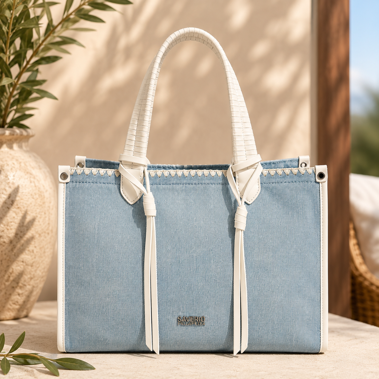 Sac Cabas Denim Riviera