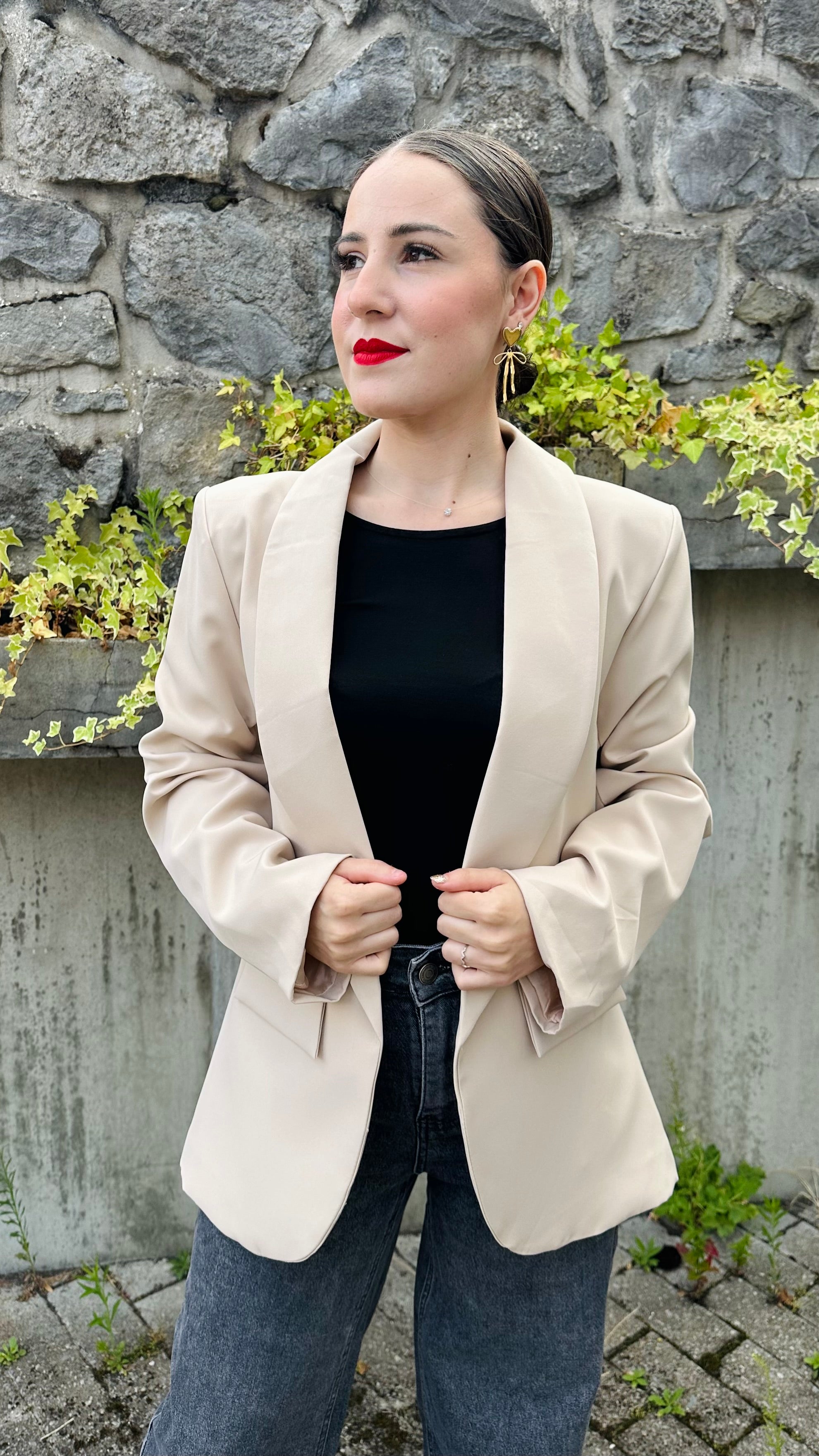 Blazer longues manches