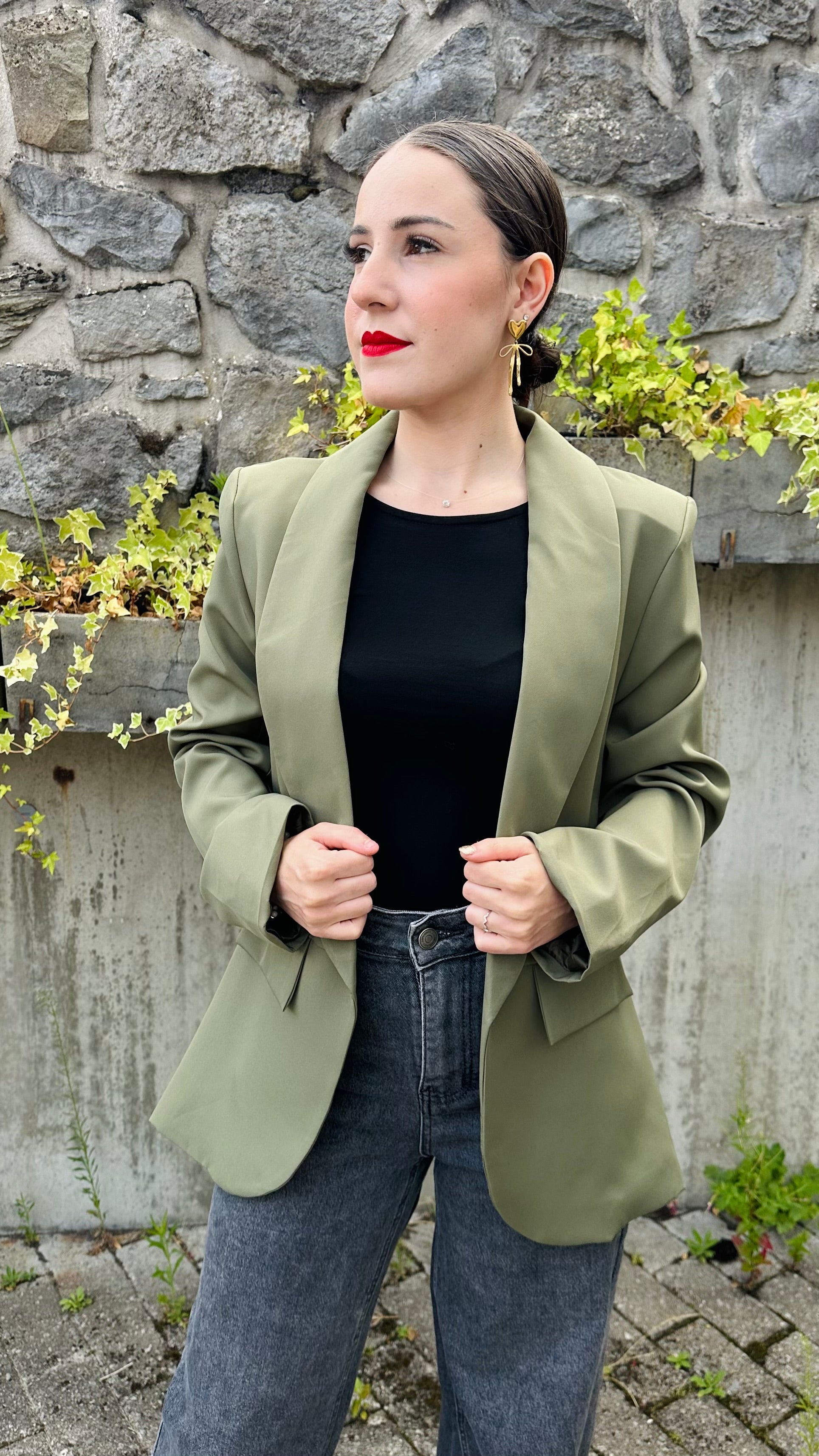 Blazer longues manches